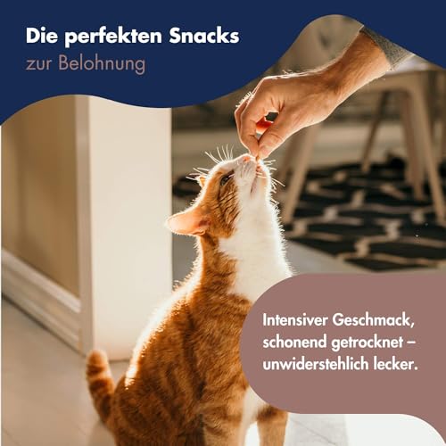 DR.CLAUDER'S - Trainee Snack Ziege | Leicht verdauliche Snacks aus fettarmen Ziegenfleisch für Hunde und Katzen. Getreidefreie, präbiotische Leckerlis im Frischebeutel | 80g