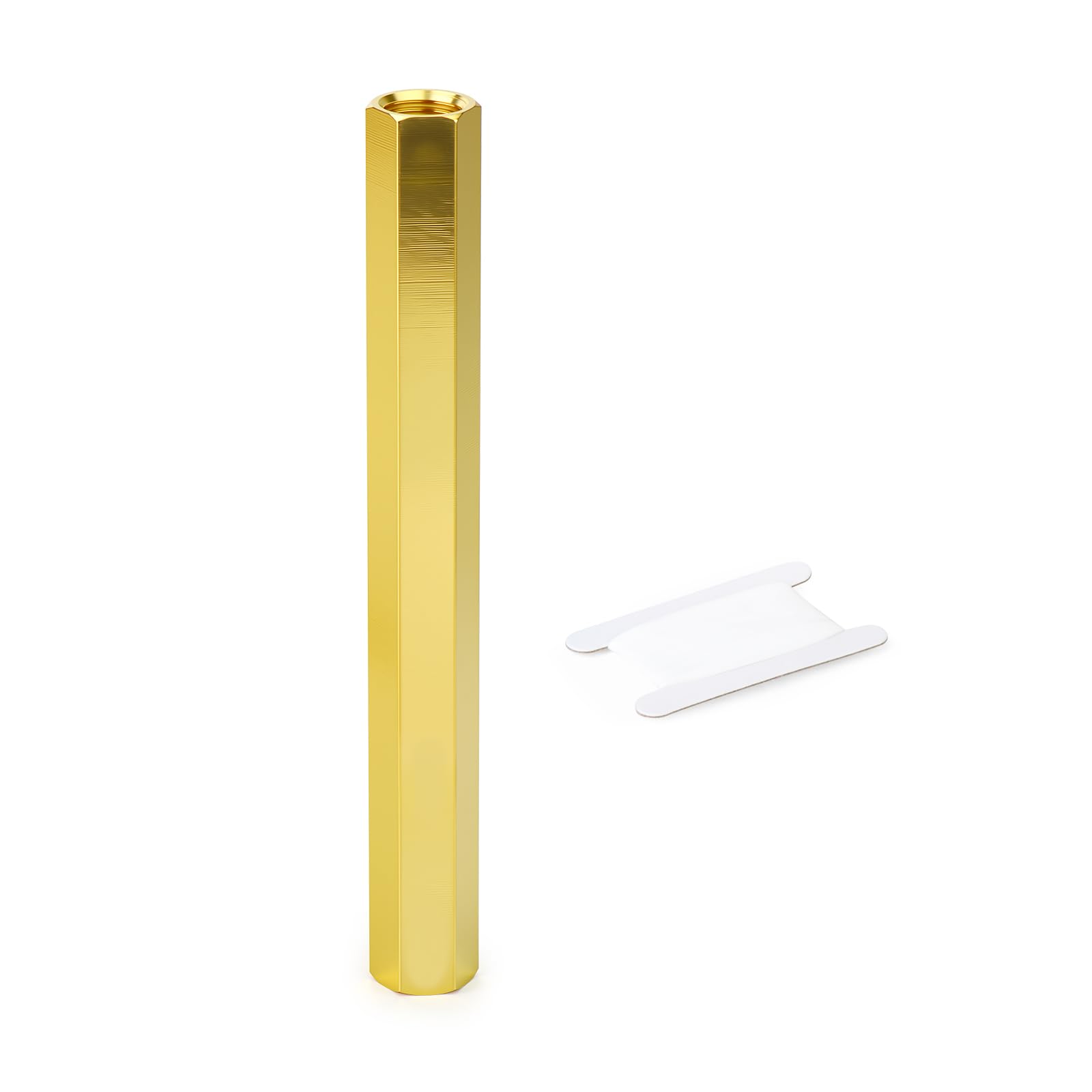 GASHER 3/8" FNPT Brass Long Nipple 6" Length Pipe Fitting