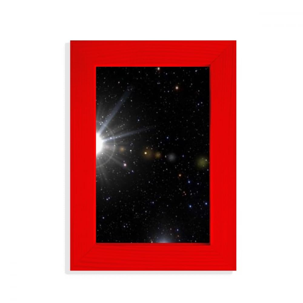 Cadre photo Art déco blanc de prestige pour l'éclat des ciels de nuit