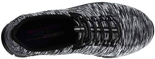 Skechers Skechers Women's Empire Game On Fashion Sneaker, Black Charcoal, 7 M US