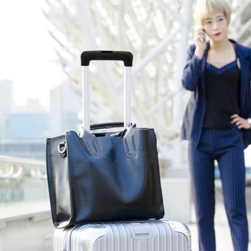 Image of Telescopic Handle Replacement for Luggage Adjustable Suitcase Handle with Comfortable Grip Easy Installation Travel Accessory 6.29 Inch