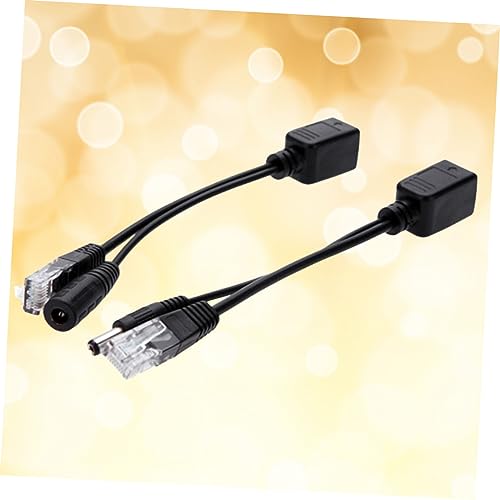 Kit Adaptador Splitter PoE 2pcs con Cable Injector PoE Compatible para Cámara IP y Router miniatura 2