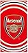 Produktbild Arsenal FC Velour Strandtuch - Pulse - rot Badetuch 70 x 140 cm, Duschtuch, Handtuch