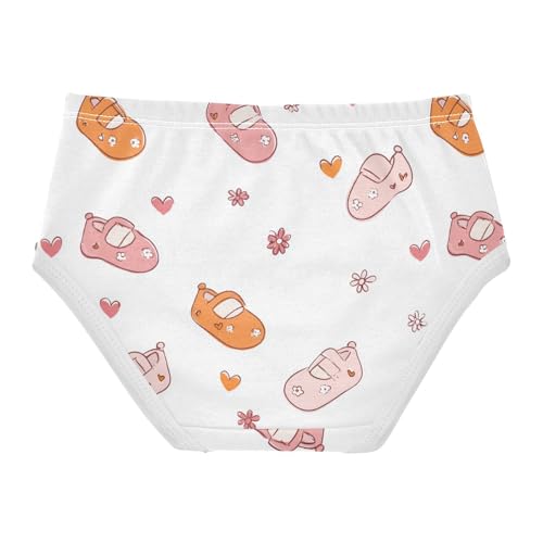 Wusikd Shoes Cute Girls' Underwear Cotton Girls Briefs Soft Toddler Underwear 2T2