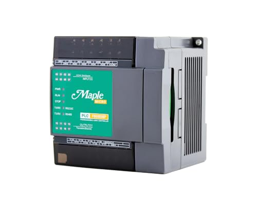 Image of PLC Controller, 16 Channels, 8 Digital Inputs /Outputs, Ethernet and Serial Communication, Maple Systems, PLC-FB0808P