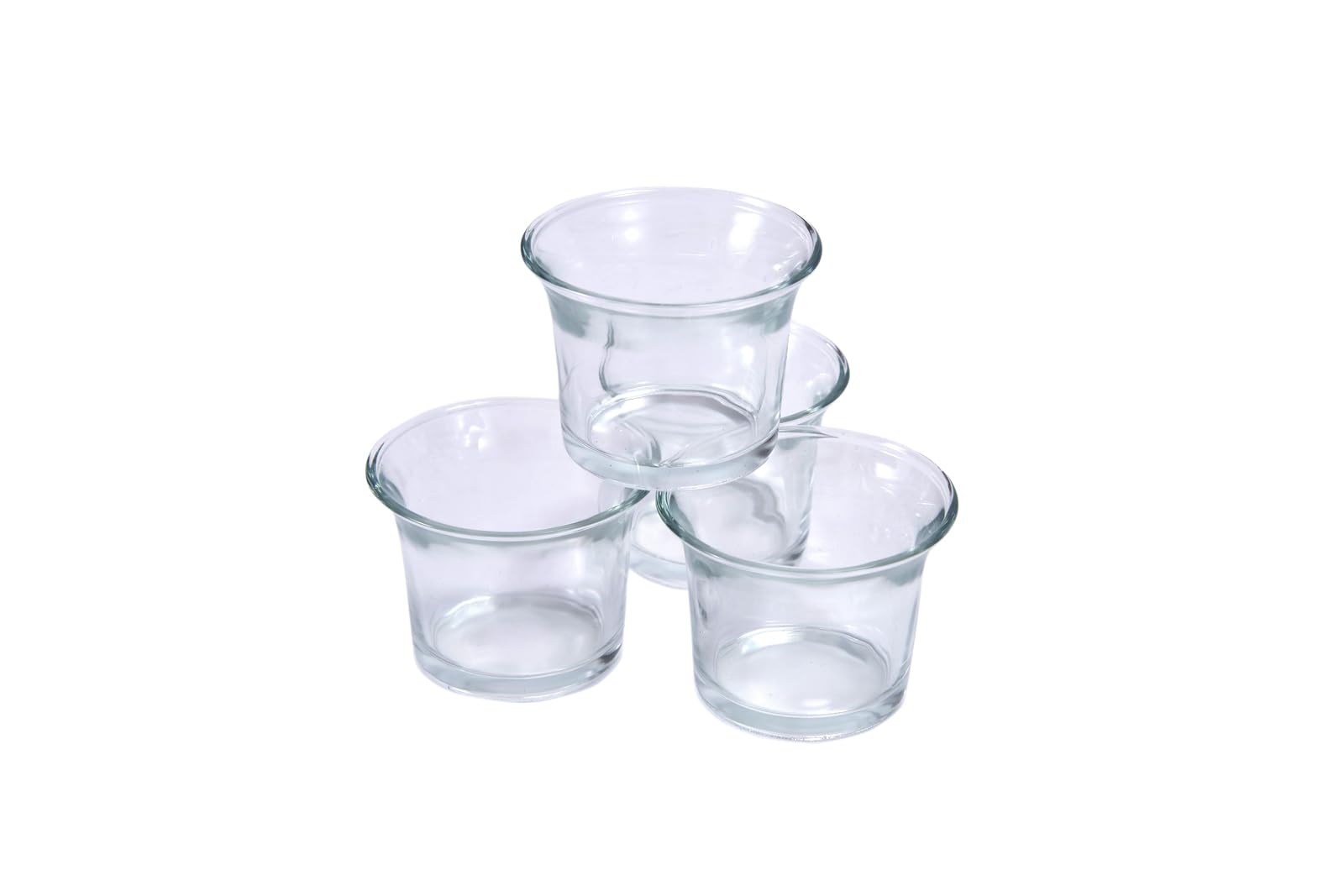 Bell Tent Boutique...Happy Glamping Clear Glass Pack Of Replacement Votives For Tea Light Chandeliers (20, )