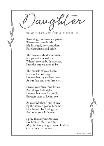 Now-That-Youre-a-Mother-Frame-Gift-for-Daughter-from-Mom-for-Christmas-Mothers-Day-Child-Birth-Made-in-USA Now That Youre a Mother Frame Gift for Daughter from Mom for Christmas Mothers Day Child Birth Made in USA