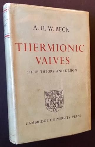 Thermionic Valves: Their Theory and Design B0006ATOVA Book Cover