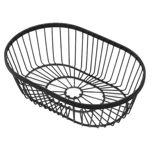 American Metalcraft WBBV90 Wire Basket, Oval Black 9" L x