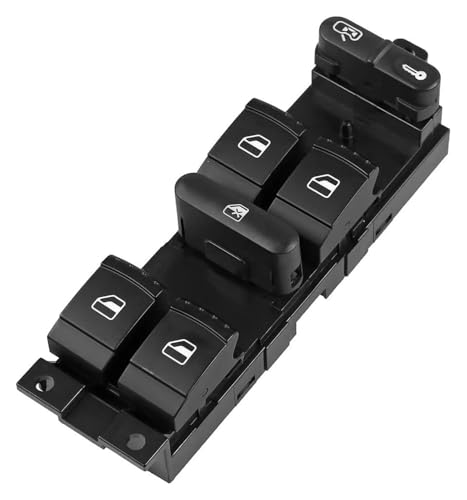 Interruptor Mando Elevalunas Para Passat B5 Para Golf 4 MK4 Para Seat 1J4959857B Botón Panel De Interruptor Ventana Coche Control Maestro(Window Lock)