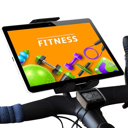 Turnaroundtech Soporte Tablet Bicicleta estatica valido para Todas Las Tablets pc del Mercado y manillares de Todo Tipo