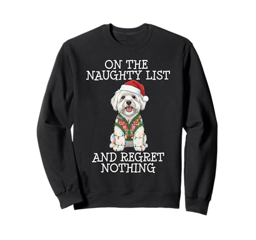 Funny Christmas Coton de Tulear Naughty List �g���[�i�[