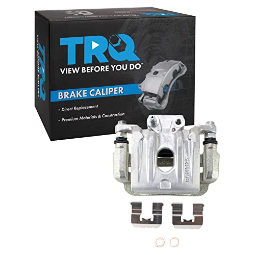 Image of TRQ Rear Left Brake Caliper w /Bracket Drivers Side