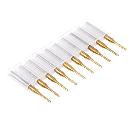 Fresa de Carboneto para Placas de Circuito de Gravação 10pcs 1,5 Mm