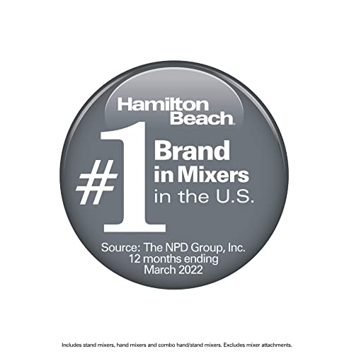 Hamilton Beach Classic Stand and Hand Mixer, 4 Quarts, 6 Speeds with QuickBurst, Bowl Rest, 290 Watts Peak Power, Red (64654) by Hamilton Beach - Image 7