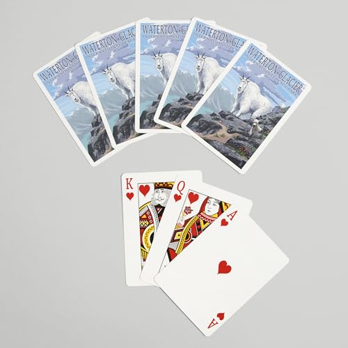 Baraja de 52 cartas tamaño póker Lantern Press miniatura 7