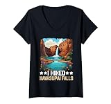 Photo Gallery donna campeggio escursionistico havasu falls, grand canyon, arizona, havasupai maglietta con collo a v Photo Gallery donna campeggio escursionistico havasu falls, grand canyon, arizona, havasupai maglietta con collo a v