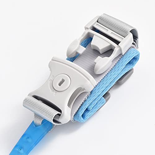 Almencla Coleira infantil, elo de pulso antiperda 2M, chave de trava de corda retrátil antiperda, co