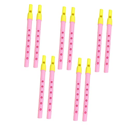 Vaguelly 10個 子 サクソフルート おもちゃ 楽器 サックス ホーン プラスチック製のクラリネット 初心者練習用クラリネット 初心者クラリネット 大人のクラリネット 小さなクラリネット