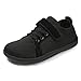 Black Children S Athletic Shoes with Comfortable Knit and Supportive Insole for Running Breathable and Easy to Move in