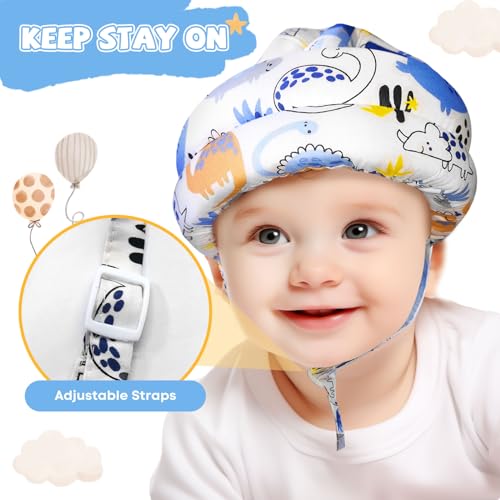 Baby Helmet for Crawling Walking, Baby Head Protector,Head Protection for Infant No Bumps Soft Cushion Toddler Safety Headguard Adjustable Protective Cap - Image 3
