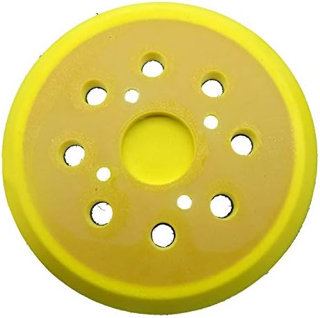 WLSON 5 Inch 125MM 8-Hole Hook and Loop Sanding Pad Sander Backing Pad for Sanding Disc Polishing Grinding(1PCS)