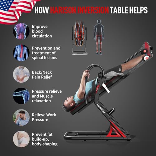 Harison HR-407-BLACK Heavy Duty Inversion Table thumb #4