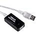 HDE USB Extension Cable (USB 2.0 Type A Male to Female) High Speed Data and Power Extension Cable with Active Repeater (25 ft)