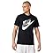 Nike Men's Sportswear T-Shirt Block Futura, Black, Medium
