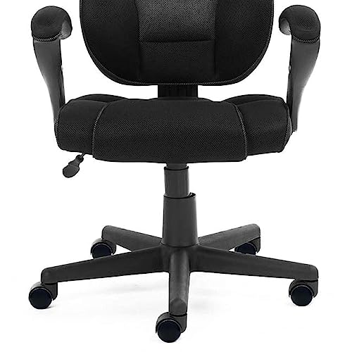 Image of New Imported Caster Wheels Office Chair (Black) | Set of 5