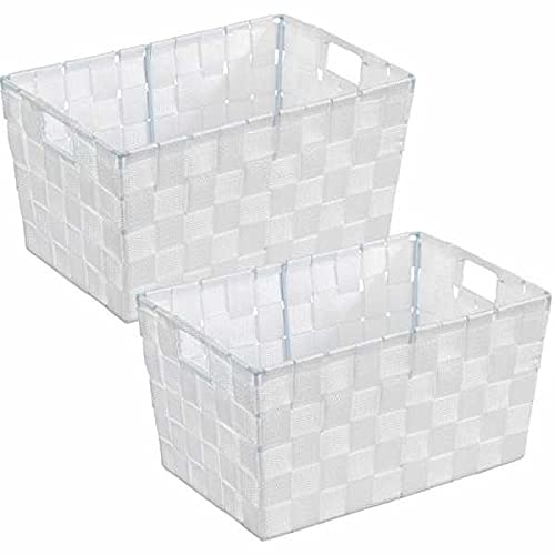 WENKO DIE BESSERE IDEE - Cesta de baño Adria S, color blanco Cover