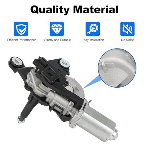 Image of Rear Windshield Wiper Motor Compatible with Ford Escape 2013-2019