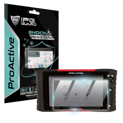 IPG ProActive Made For Snap on APOLLO-D9 Scan Tool 9 Inch Display 9H Hardness Screen Protector Nano Ceramic Film Ultra Responsive High Clarity Anti Scratch Smudge Guard for ApolloD9Pro.Ac