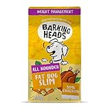 Barking Heads Comida Seca para Perros baja en calorías - Fat Dog Slim - Pollo de corral 100% natural sin aromas artificiales, Receta baja en calorías, Ayuda a mejorar la salud de las articulaciones, 2 kg