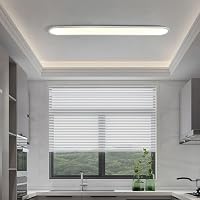 Oninio Lineare LED Deckenleuchte 120 cm Dimmbar mit Fernbedienung, Weiß – Ansicht 2