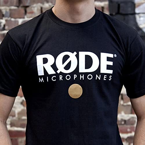 Rode Logo T-shirt en coton Noir Taille M Cover