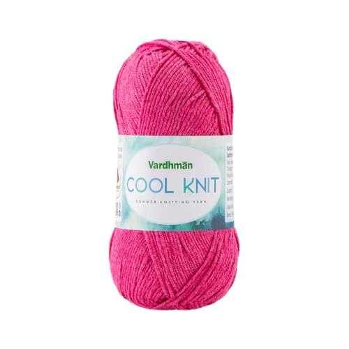 Image of Vardhman Cool Knit All Season Lightweight Poly Viscose Yarn | Pack-1