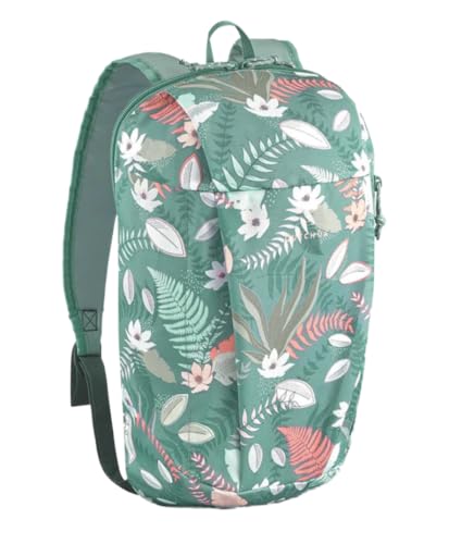Quechua by Decathlon Nature Hiking Backpack - 10 L (Floral Green)