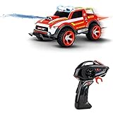 Lieferumfang: Carrera RC Fire Fighter Watergun / Spielzeug-Feuerwehrauto inkl. Controller, Ladekabel, Akku und zwei AAA Batterien / Mit tollen Effekten wie bei einem echten Einsatz!