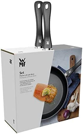 Wmf Devil Patelnia, Cromargan Rustproof 18/10 Stainless Steel. Ptfe Non-Stick Coating, Czarny, 28 cm