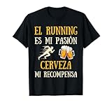 Running Hombre Divertida Cerveza Idea Regalo Humor Divertido Camiseta