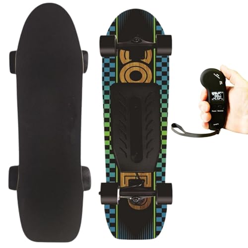 Skateboard elettrico, longboard elettrico in acero a 8...