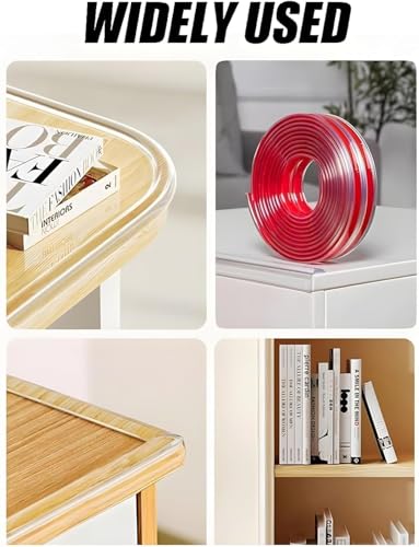 Image of Edge Corner Protector Baby Proofing Corners Protector, Self-Adhesive Furniture Corner Guard & Edge Safety Bumpers, Table Edge Corner Protectors Covers (5 Meter)