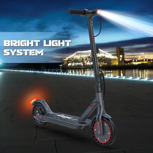 Image of WERHY Foldable Kids Electric Scooter, 350W Motor, Max 12 /16Miles Long Range, 19 MPH Max Speed, 8.5 inch Solid Tire, Lightweight Foldable E-Scooter with Dual Braking, Digital Display, Cruise Control
