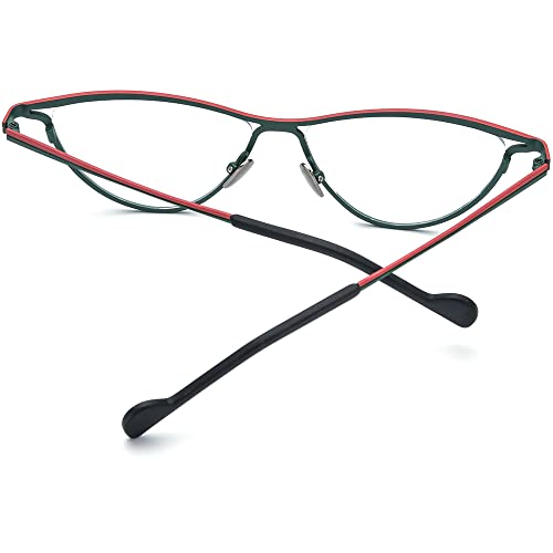 Image of FONEX Colorful Pure Titanium Glasses Frame Women Retro Round Eyeglasses