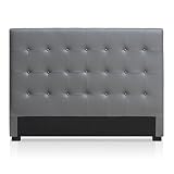 Menzzo Cabecero de Cama Luxor, de 160 cm, de Color Gris