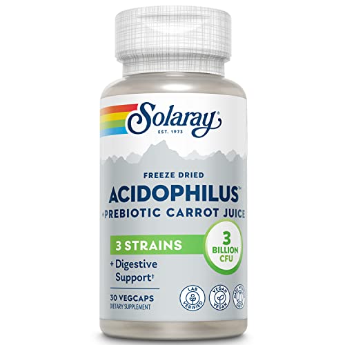 Acidophilus Solaray Plus 30 capsules pour le confort intestinal au quotidien