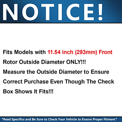Image of Detroit Axle - Front Brake Kit for Saab 9-2X Subaru Impreza Forester