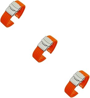3 Peças Pulseiras De Relógio Ajustáveis Pulseiras De Substituição De Pulseira De Relógio Preta Pulseira De Relógio Macia Pulseira De Relógio De Substituição De Silicone Pulseira