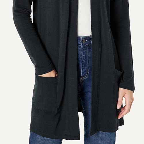 Image of Amazon Essentials Women's Relaxed-Fit Ultra-Lightweight Open-Front Cardigan